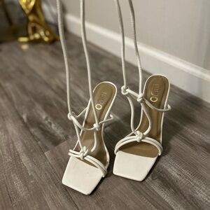 White Strappy Women's Sandals